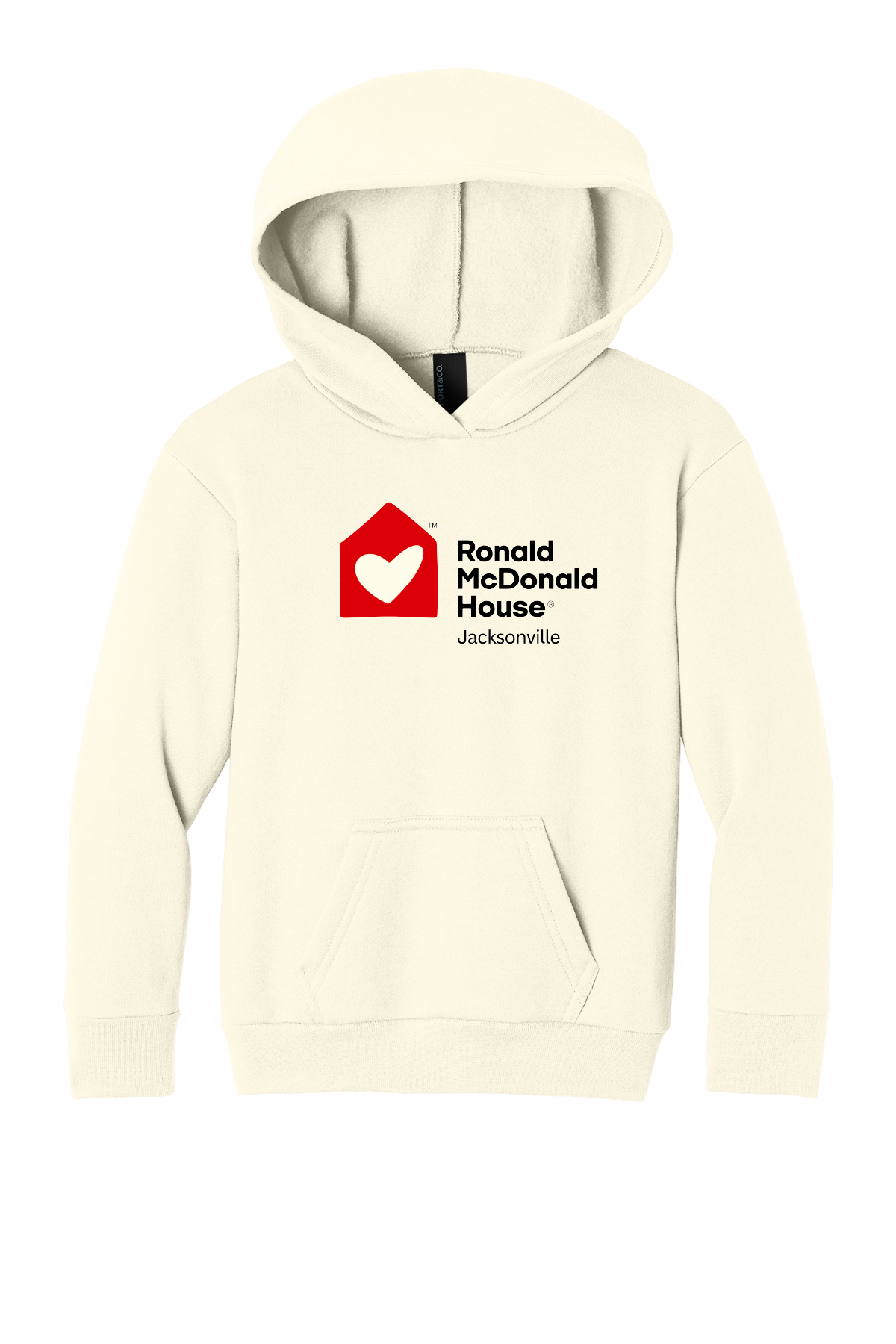 Ronald McDonald House Jacksonville - Port & Co® Youth Easy Fleece Pullover Hooded Sweatshirt