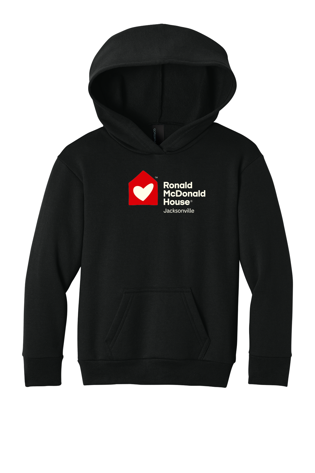 Ronald McDonald House Jacksonville - Port & Co® Youth Easy Fleece Pullover Hooded Sweatshirt