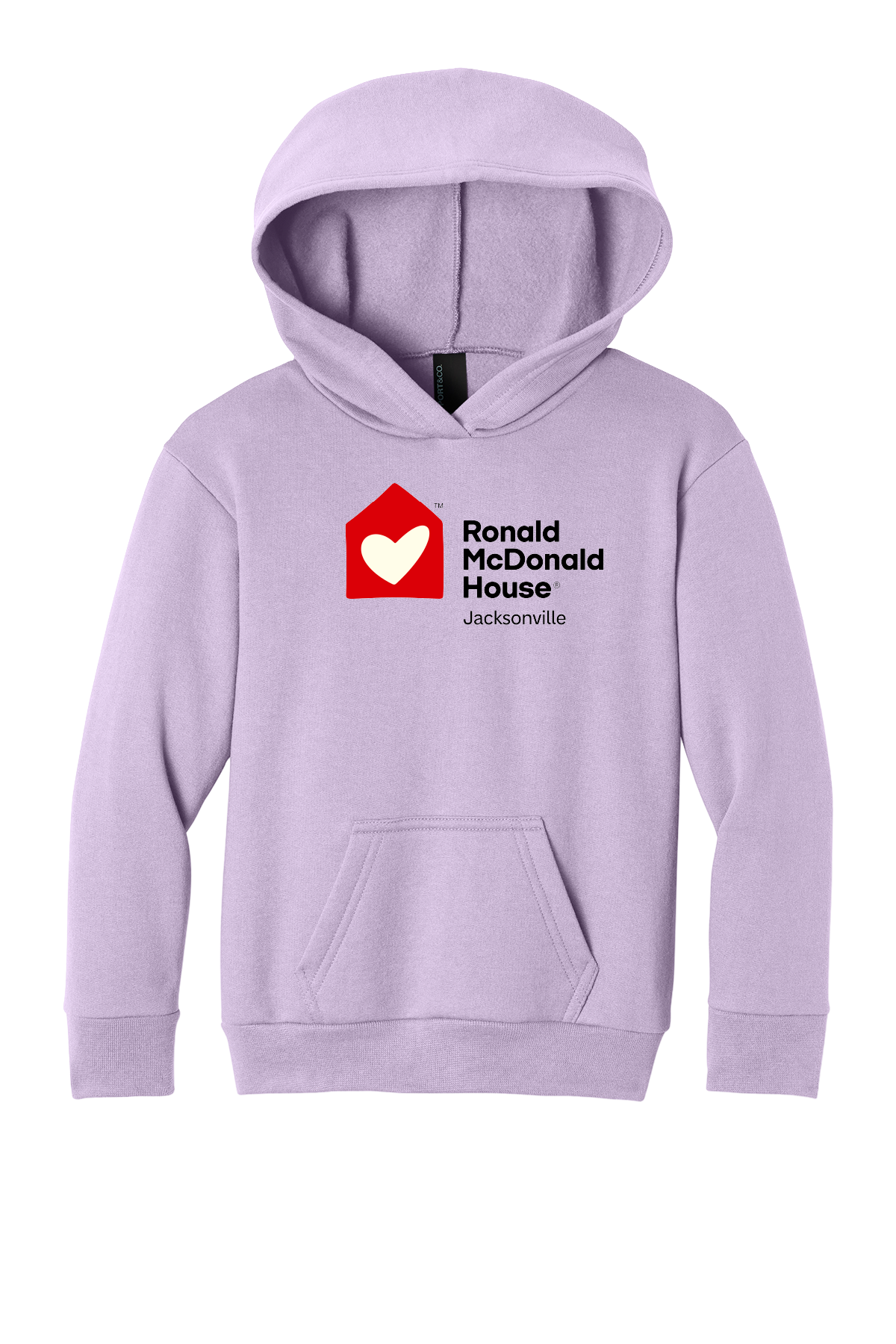 Ronald McDonald House Jacksonville - Port & Co® Youth Easy Fleece Pullover Hooded Sweatshirt
