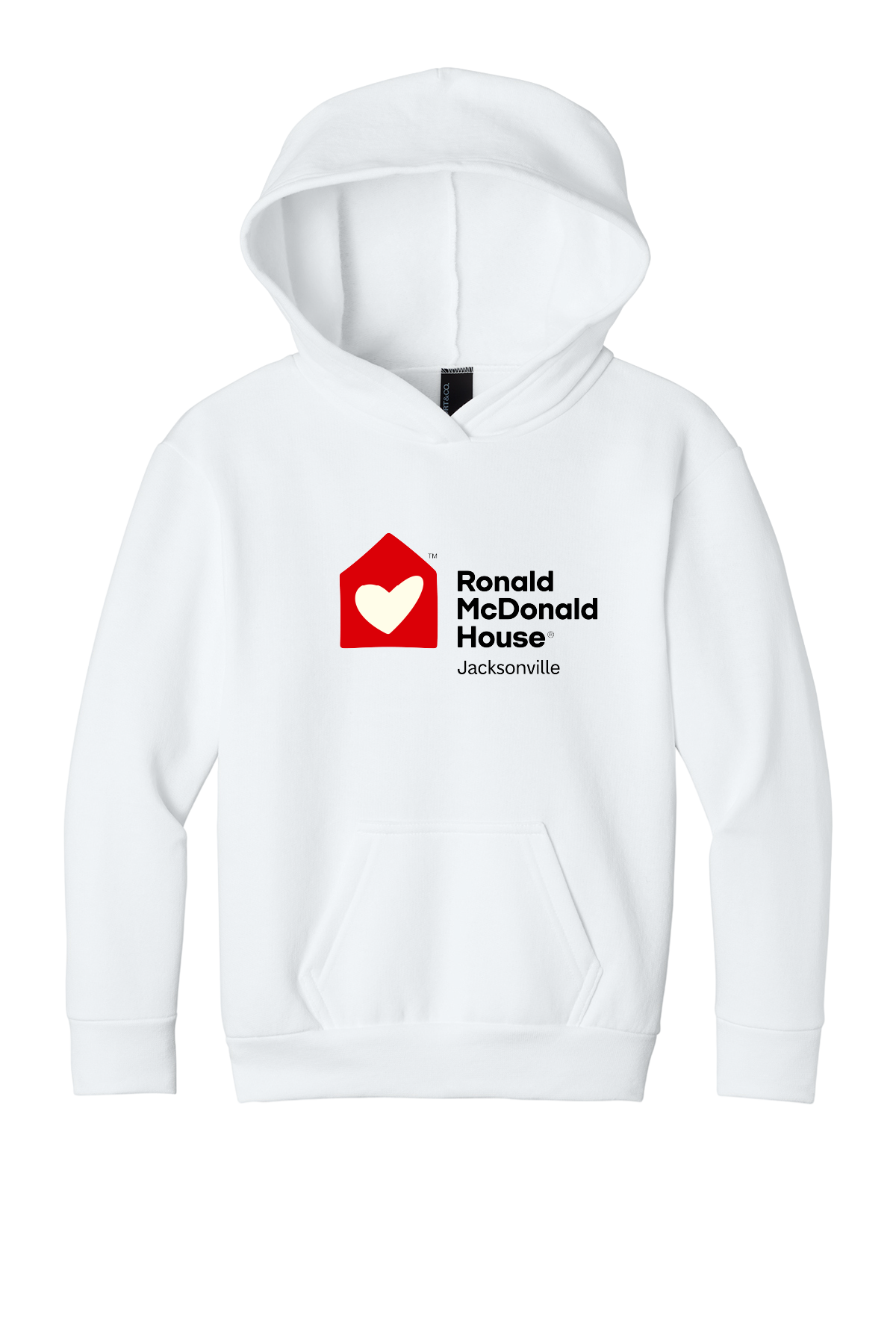 Ronald McDonald House Jacksonville - Port & Co® Youth Easy Fleece Pullover Hooded Sweatshirt