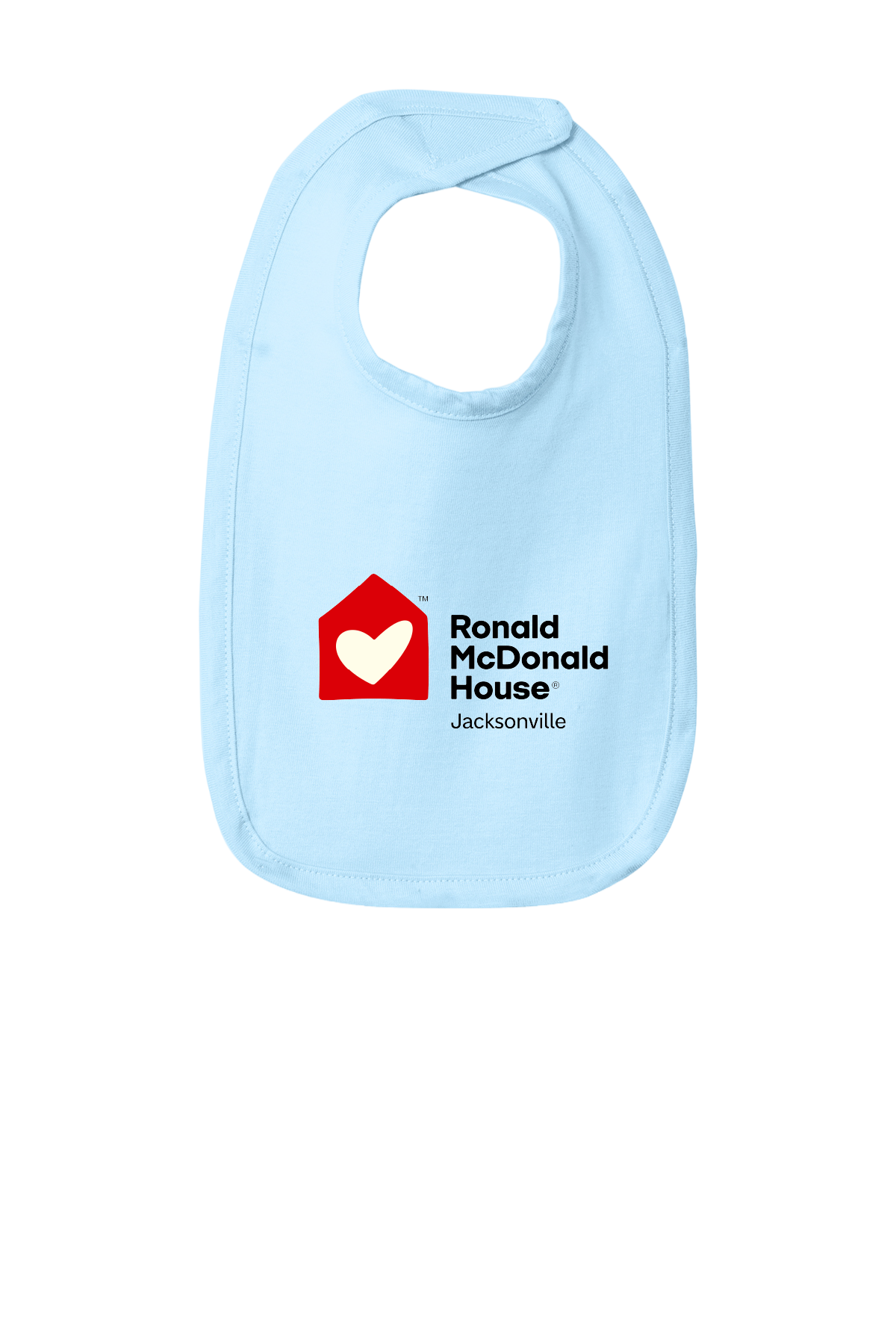 Ronald McDonald House Jacksonville - Rabbit Skins™ Infant Premium Jersey Bib