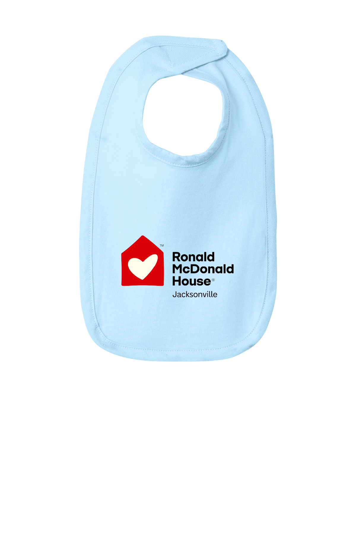 Ronald McDonald House Jacksonville - Rabbit Skins™ Infant Premium Jersey Bib