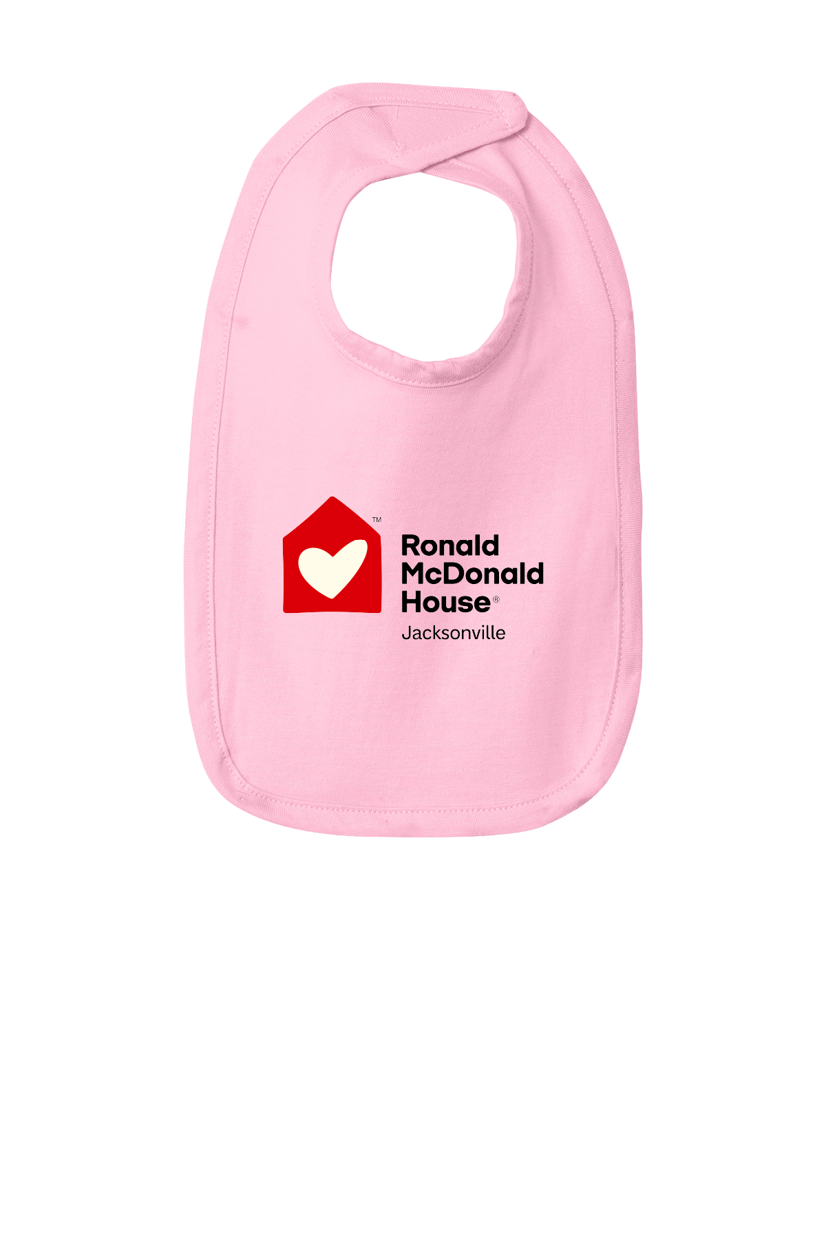 Ronald McDonald House Jacksonville - Rabbit Skins™ Infant Premium Jersey Bib
