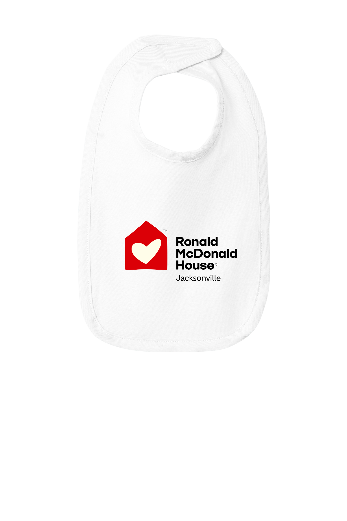 Ronald McDonald House Jacksonville - Rabbit Skins™ Infant Premium Jersey Bib