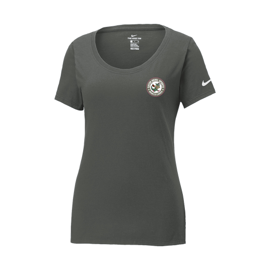 Bowl'd Ladies- Nike Women's Dri-FIT Cotton/Poly Scoop Neck Tee