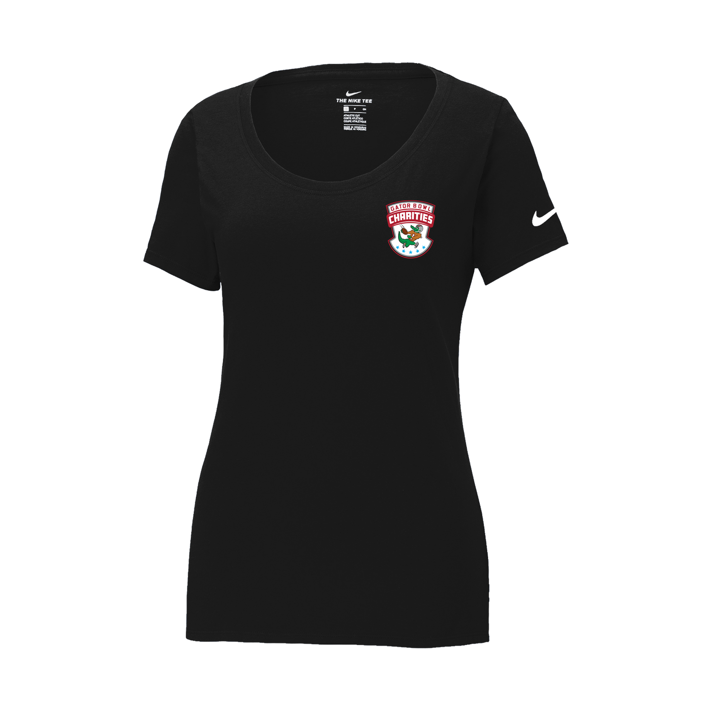 Bowl'd Ladies- Nike Women's Dri-FIT Cotton/Poly Scoop Neck Tee