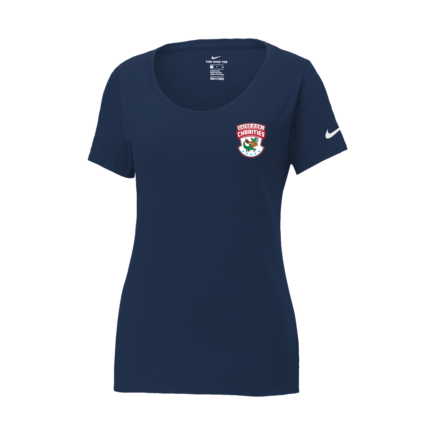 Bowl'd Ladies- Nike Women's Dri-FIT Cotton/Poly Scoop Neck Tee