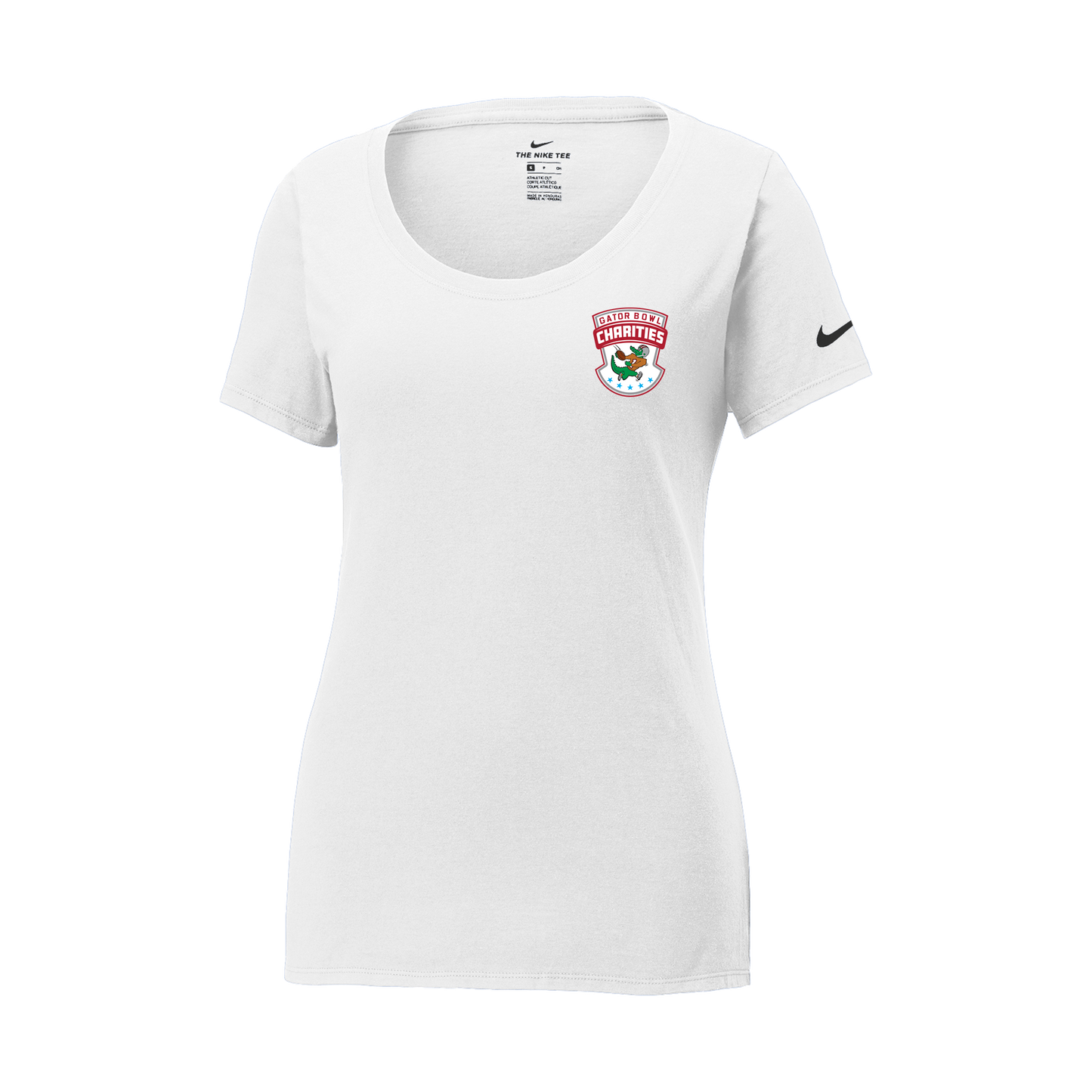Bowl'd Ladies- Nike Women's Dri-FIT Cotton/Poly Scoop Neck Tee
