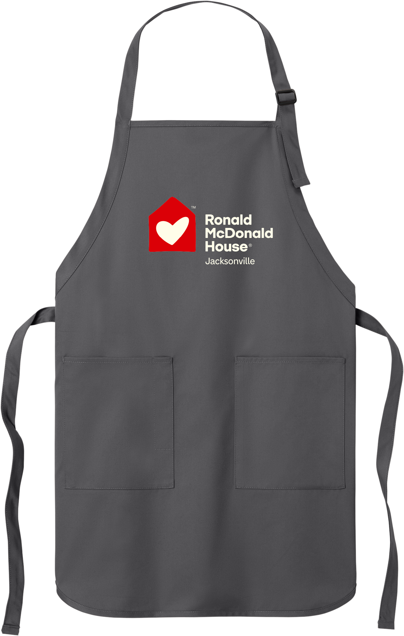 Ronald McDonald House Jacksonville - Port Authority® Full-Length Two-Pocket Bib Apron