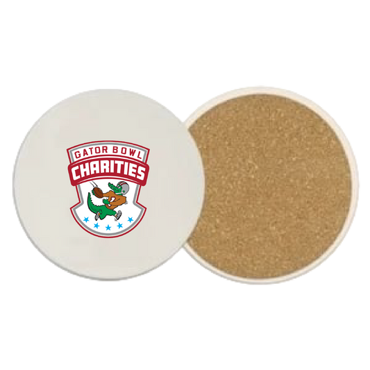Gator Bowl Charities - Round Absorbent Stone Coasters