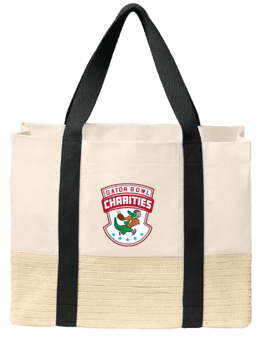 Gator Bowl Charities - Port Authority Straw Market Tote