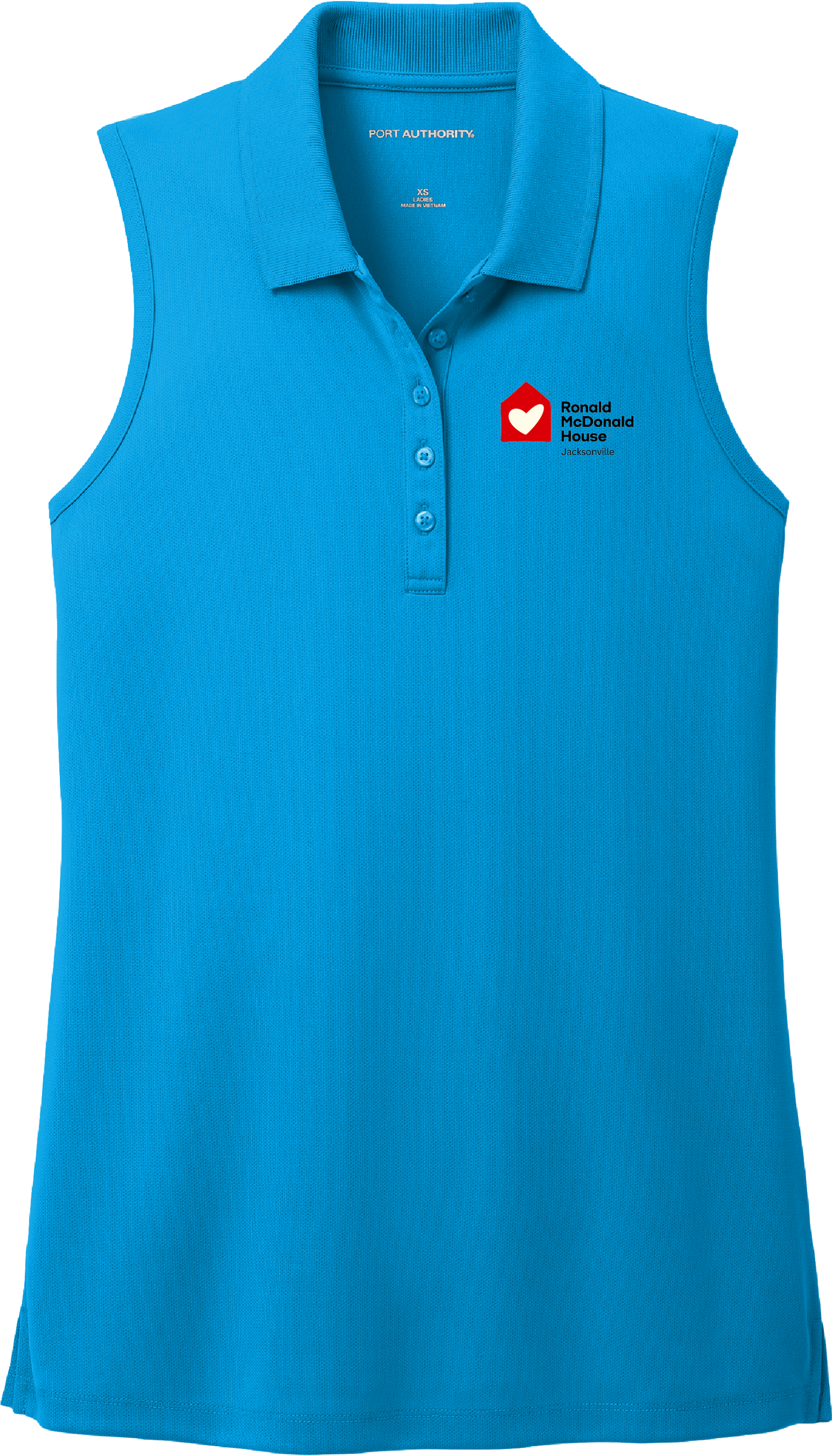 Ronald McDonald House Jacksonville - Port Authority® Women's Dry Zone® UV Micro-Mesh Sleeveless Polo
