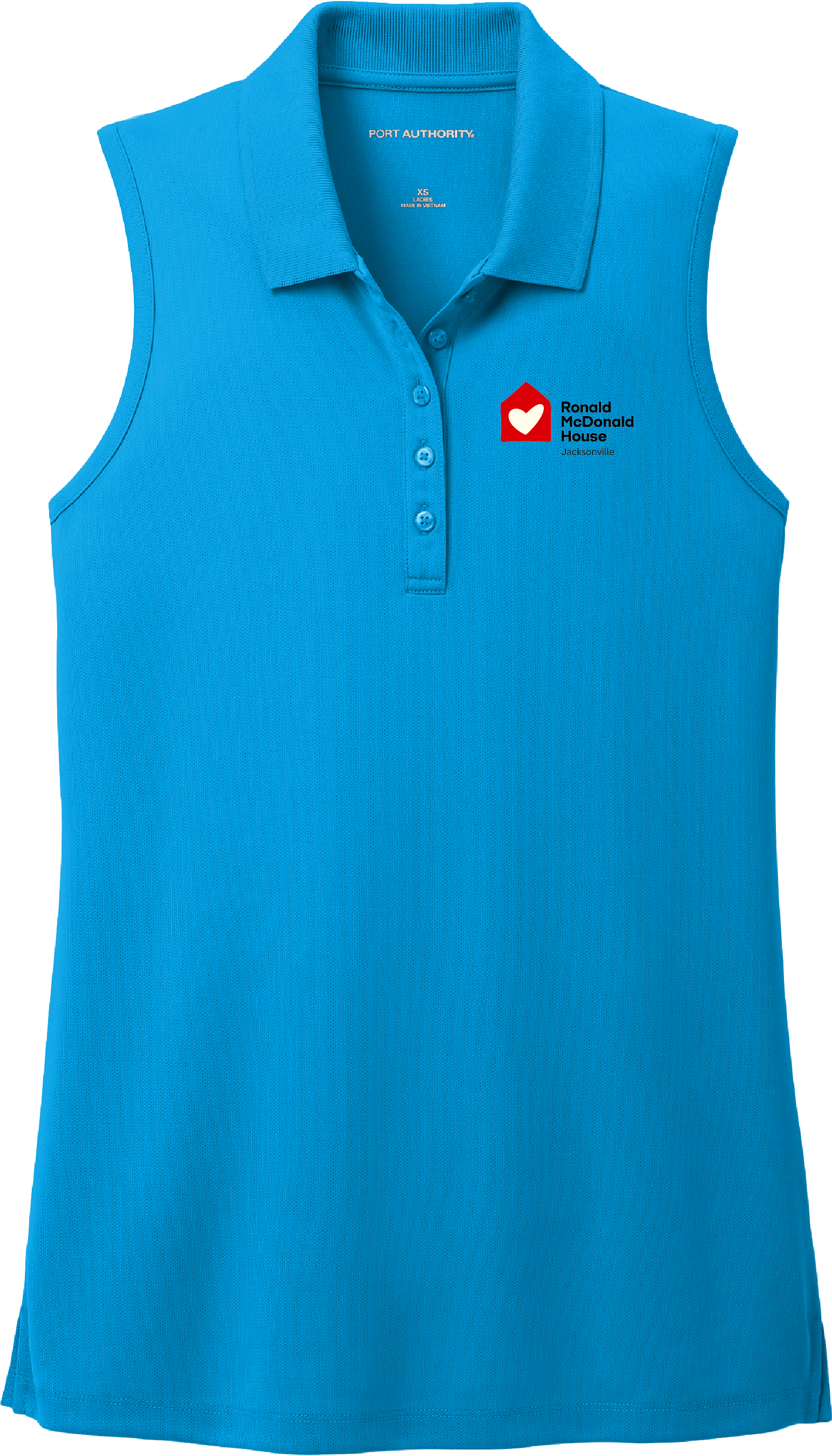 Ronald McDonald House Jacksonville - Port Authority® Women's Dry Zone® UV Micro-Mesh Sleeveless Polo