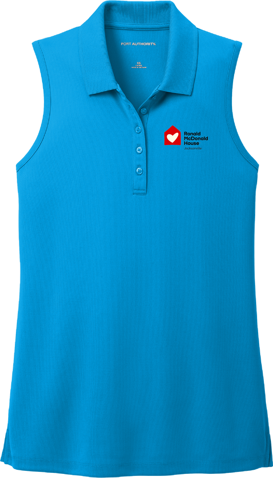 Ronald McDonald House Jacksonville - Port Authority® Women's Dry Zone® UV Micro-Mesh Sleeveless Polo