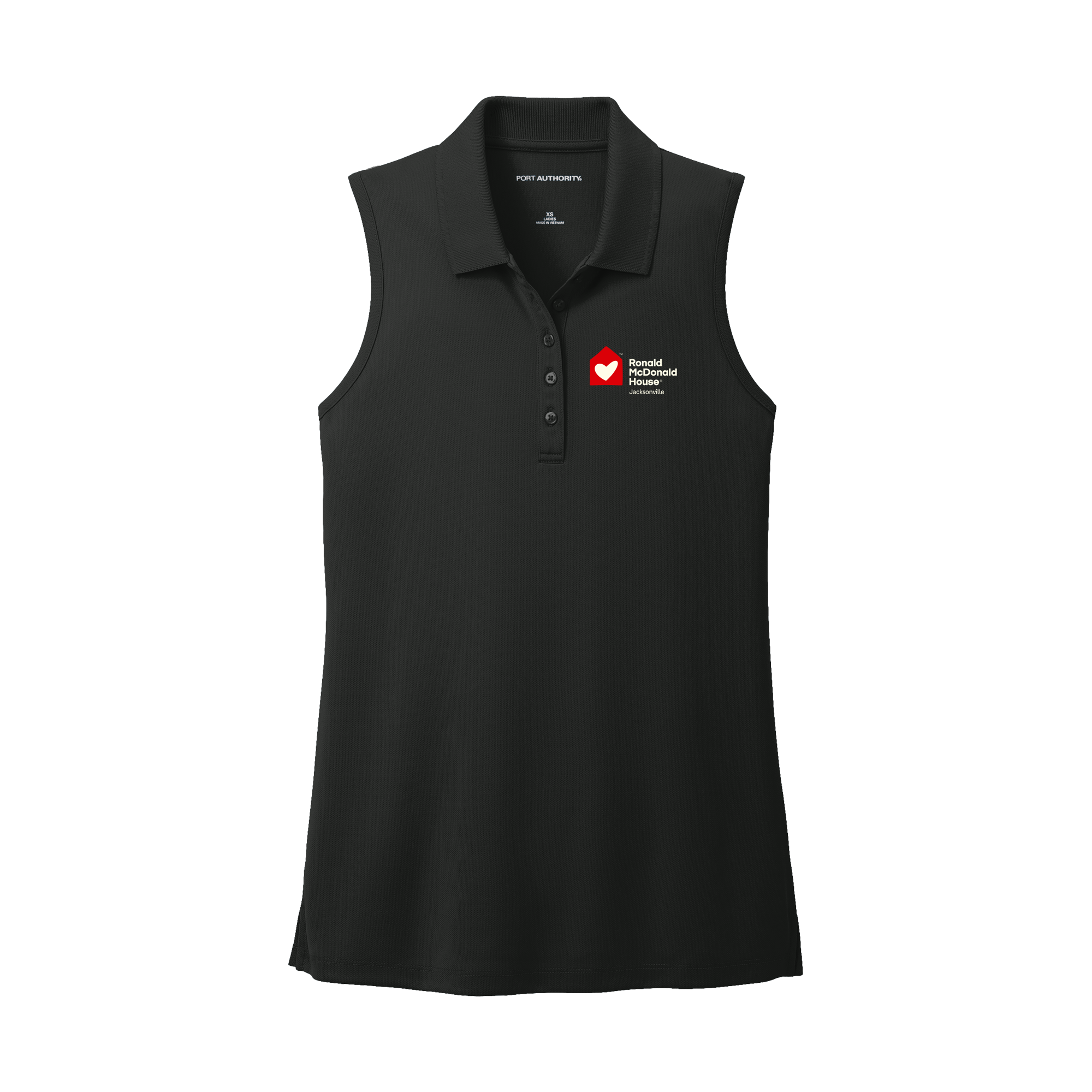 Ronald McDonald House Jacksonville - Port Authority® Women's Dry Zone® UV Micro-Mesh Sleeveless Polo