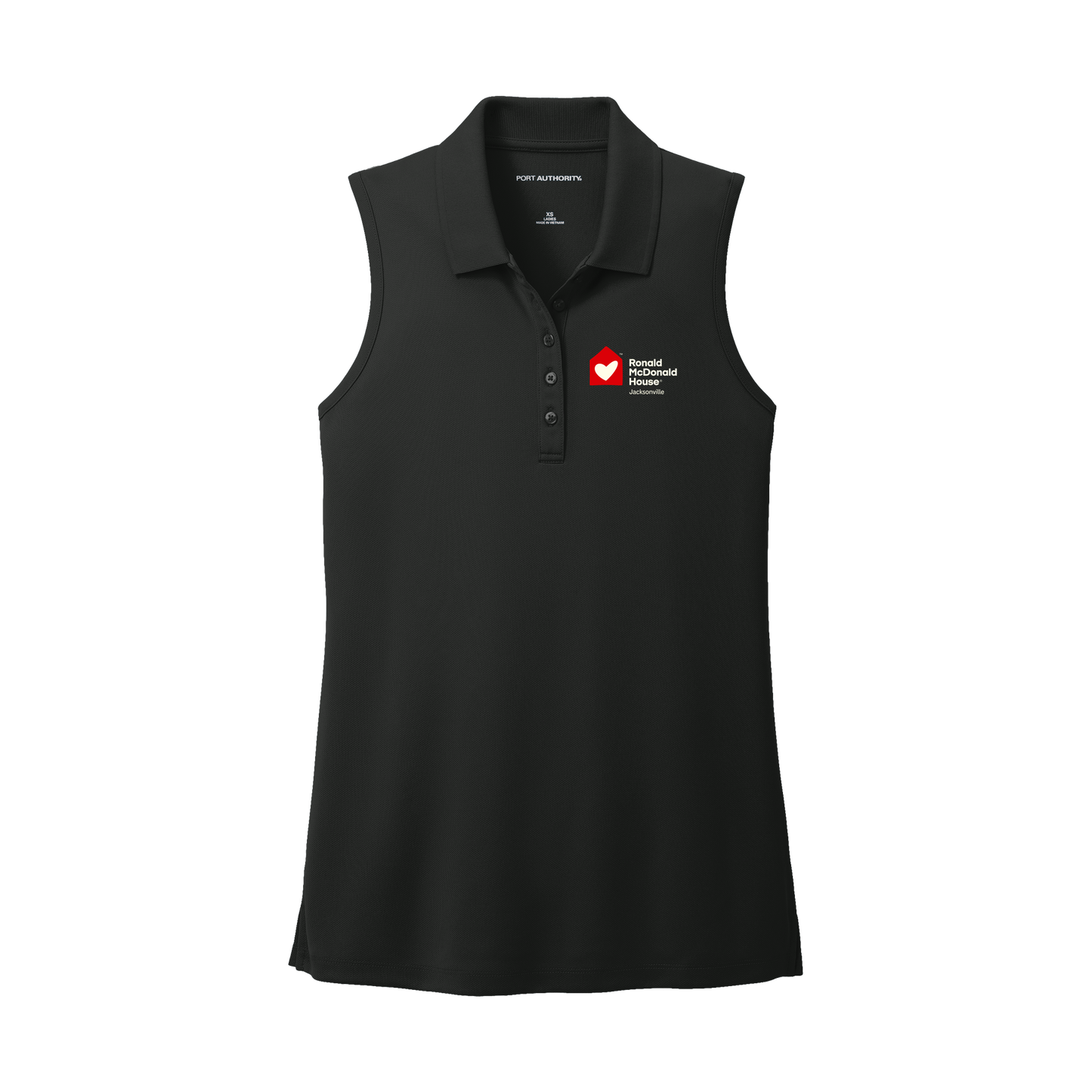 Ronald McDonald House Jacksonville - Port Authority® Women's Dry Zone® UV Micro-Mesh Sleeveless Polo
