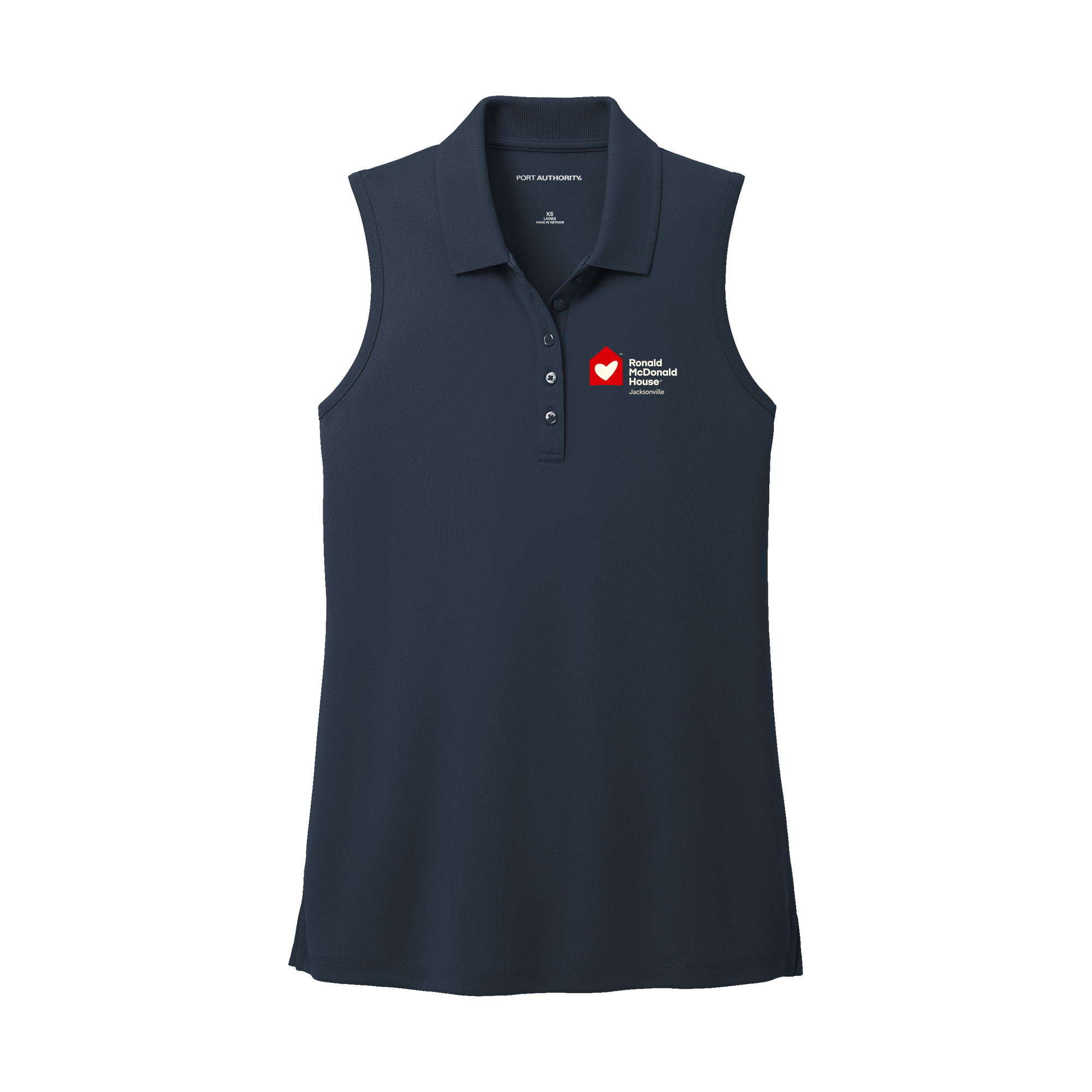Ronald McDonald House Jacksonville - Port Authority® Women's Dry Zone® UV Micro-Mesh Sleeveless Polo