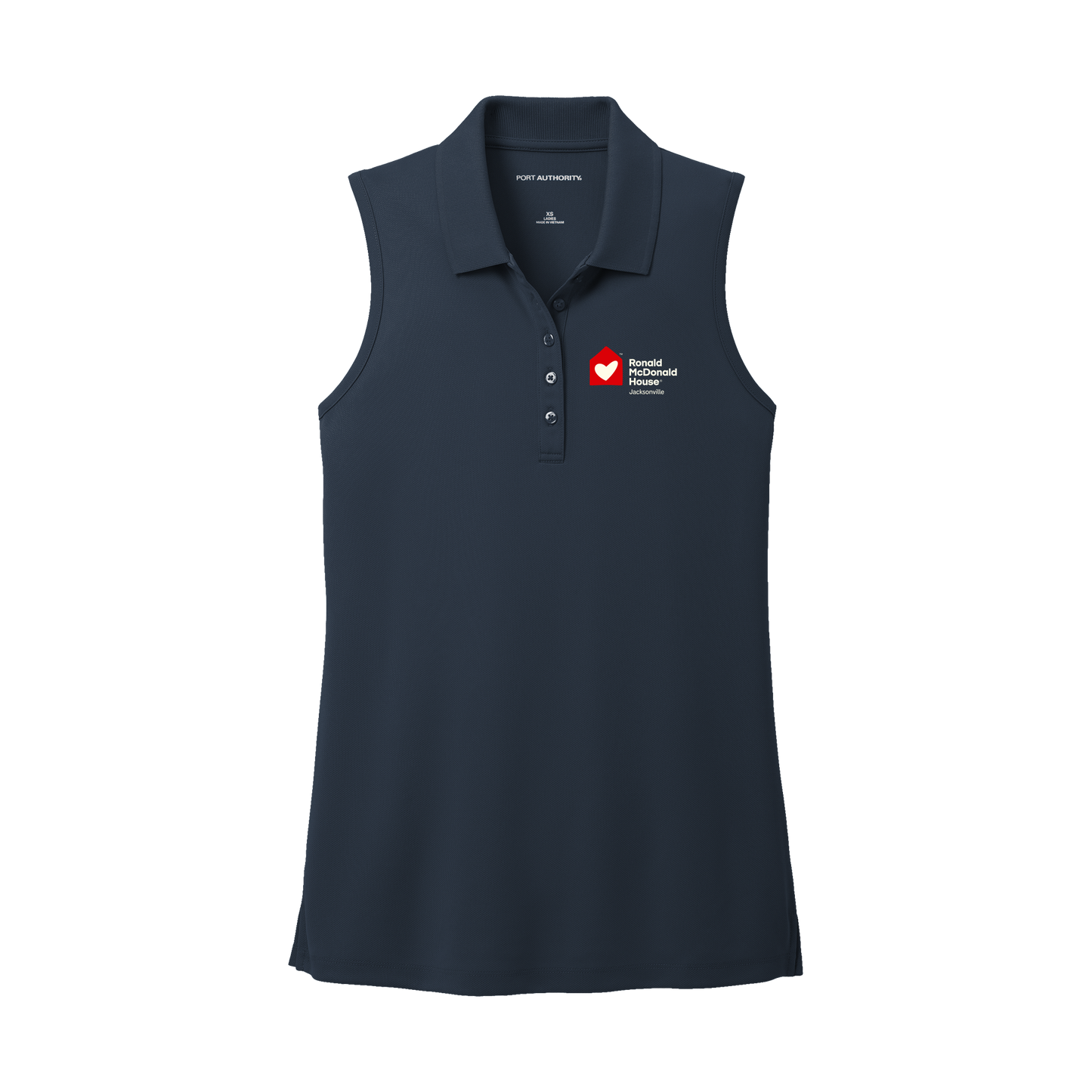 Ronald McDonald House Jacksonville - Port Authority® Women's Dry Zone® UV Micro-Mesh Sleeveless Polo