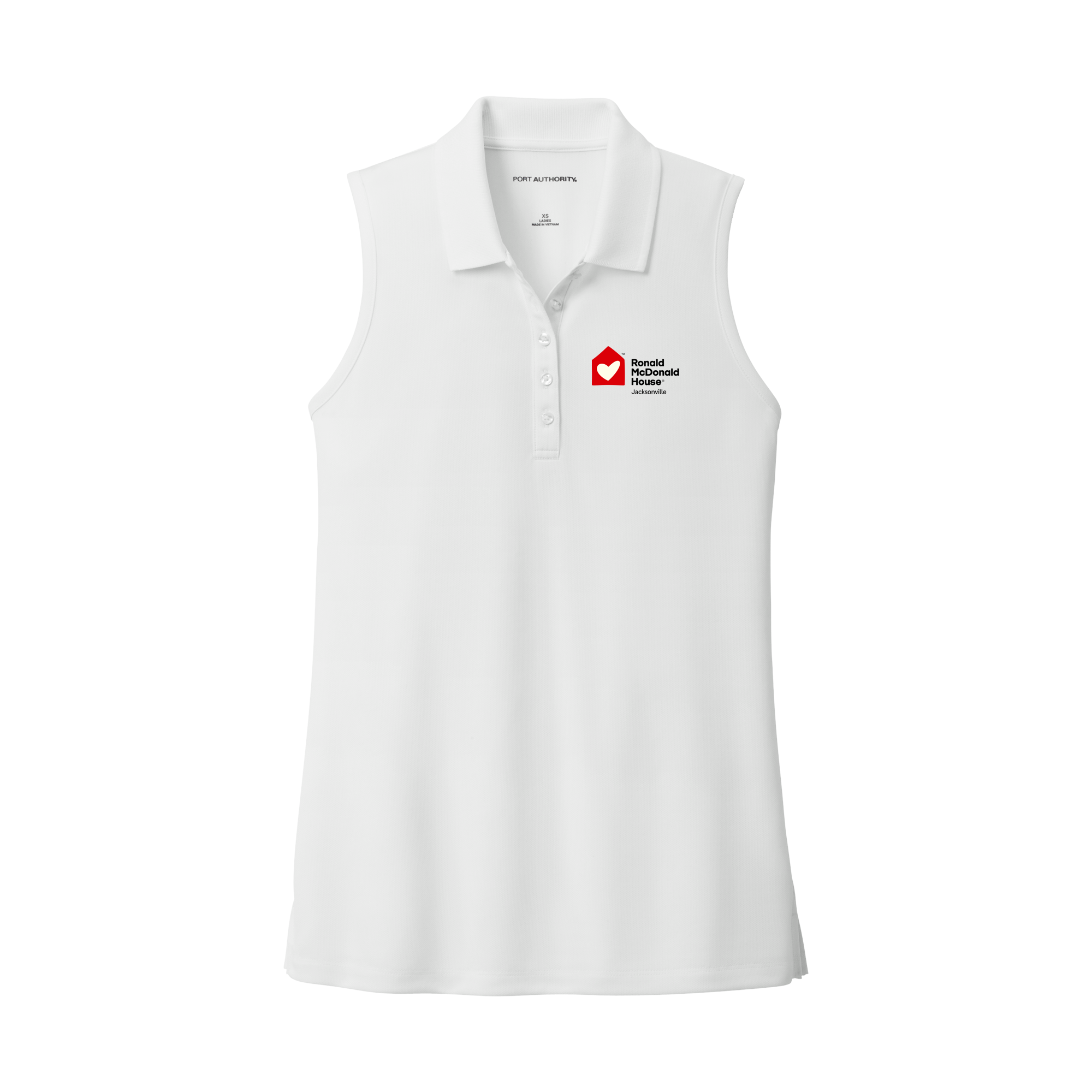 Ronald McDonald House Jacksonville - Port Authority® Women's Dry Zone® UV Micro-Mesh Sleeveless Polo