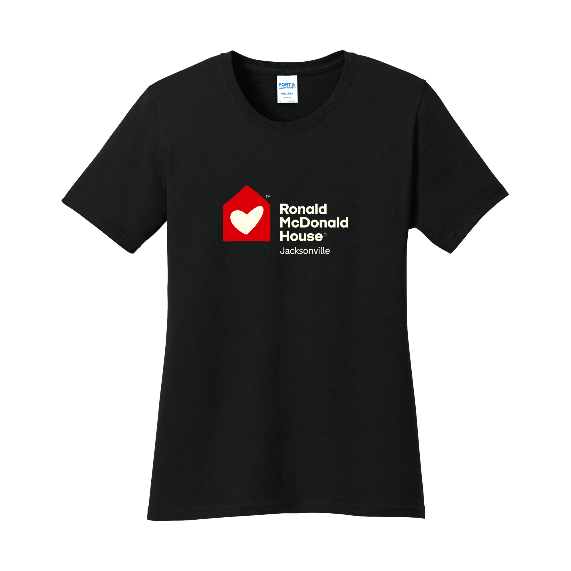 Ronald McDonald House Jacksonville - Port & Co® Women's Core Cotton Tee