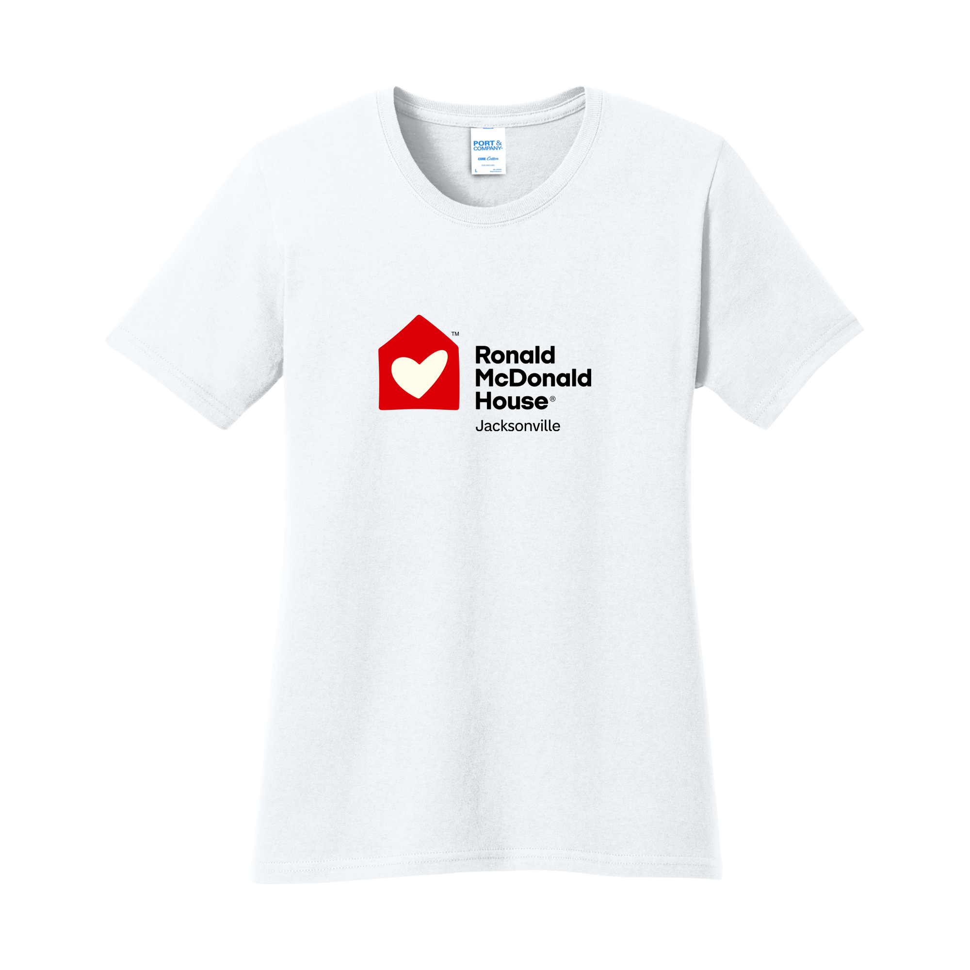 Ronald McDonald House Jacksonville - Port & Co® Women's Core Cotton Tee