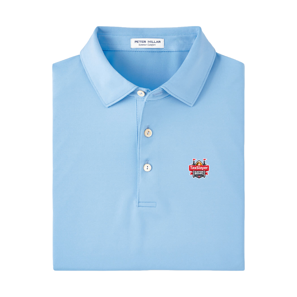 TSGB - Peter Millar Men's Solid Performance Polo - Self Collar