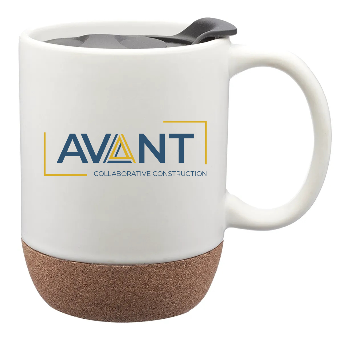 Avant - 13 oz. Barista Ceramic Mug with Cork Bottom