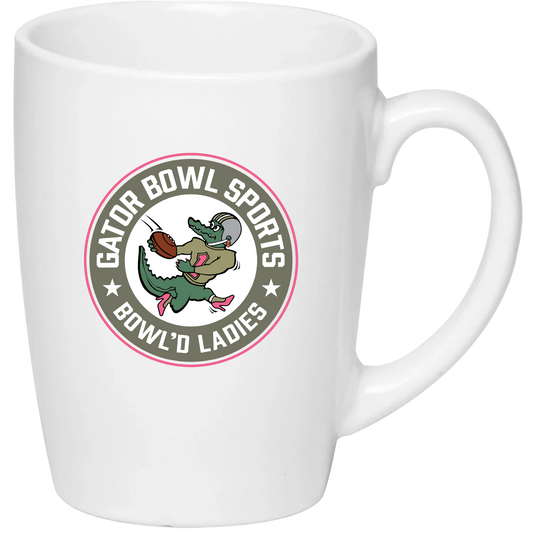 Bowl'd Ladies- 12 oz. Curved Java Custom Coffee Mug