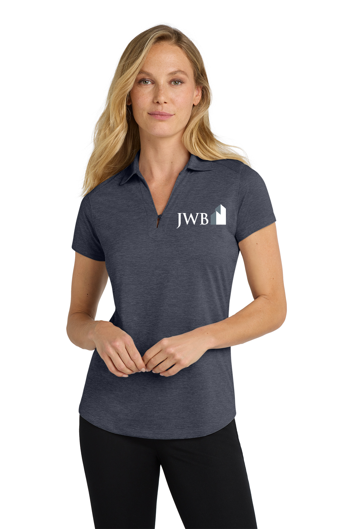JWB - Port Authority® Women's Digi Heather Performance Polo