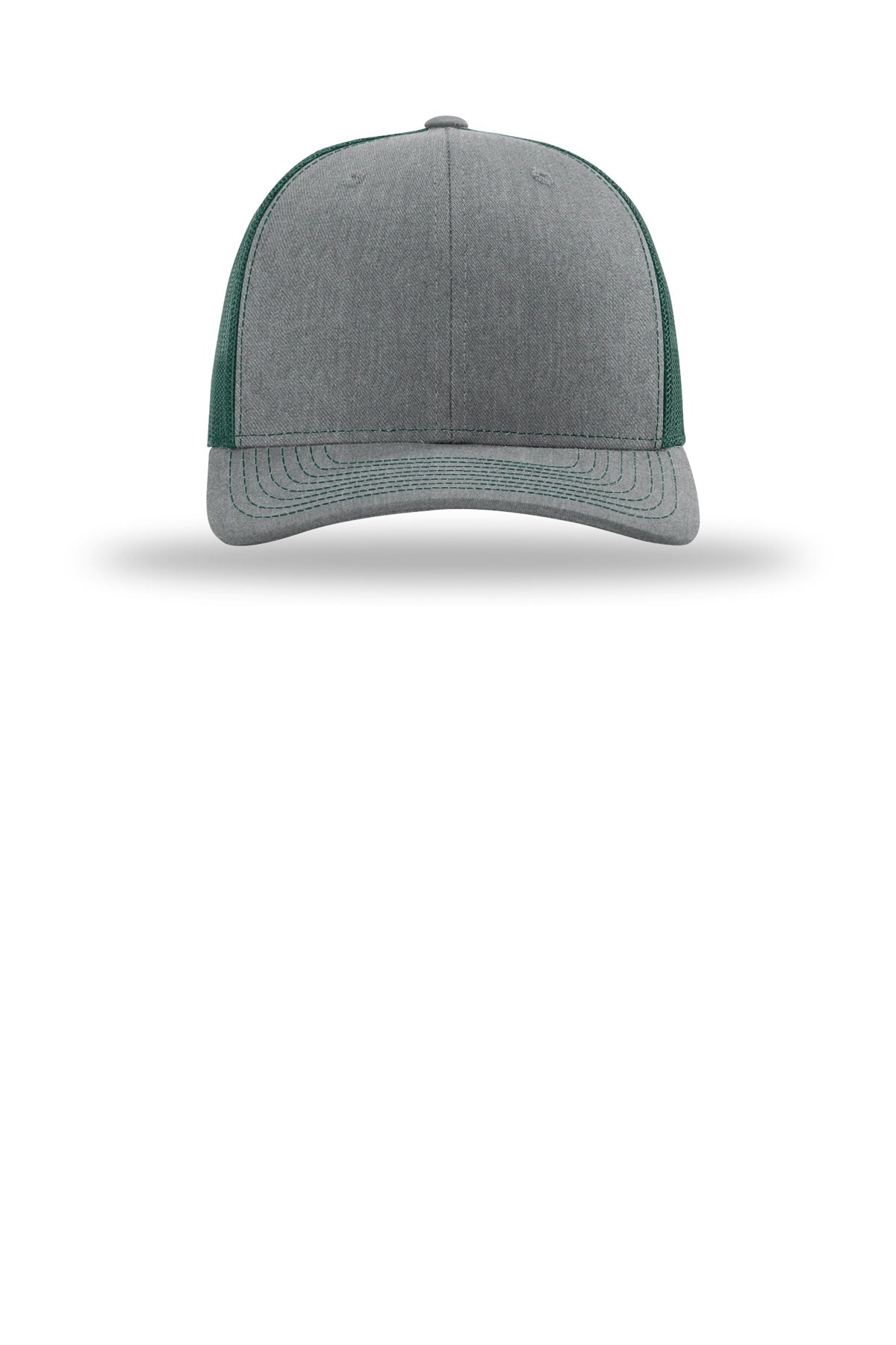 112 — Heather Gray-Dark Green — front