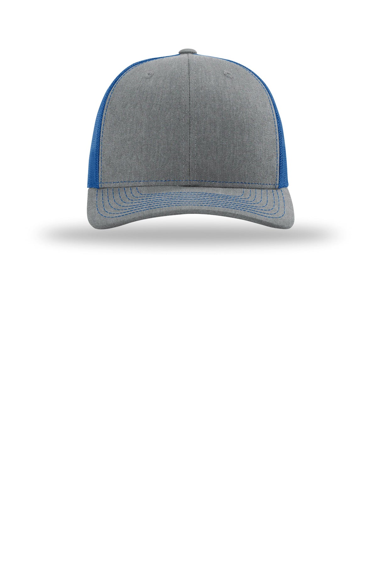 112 — Heather Gray-Royal — front