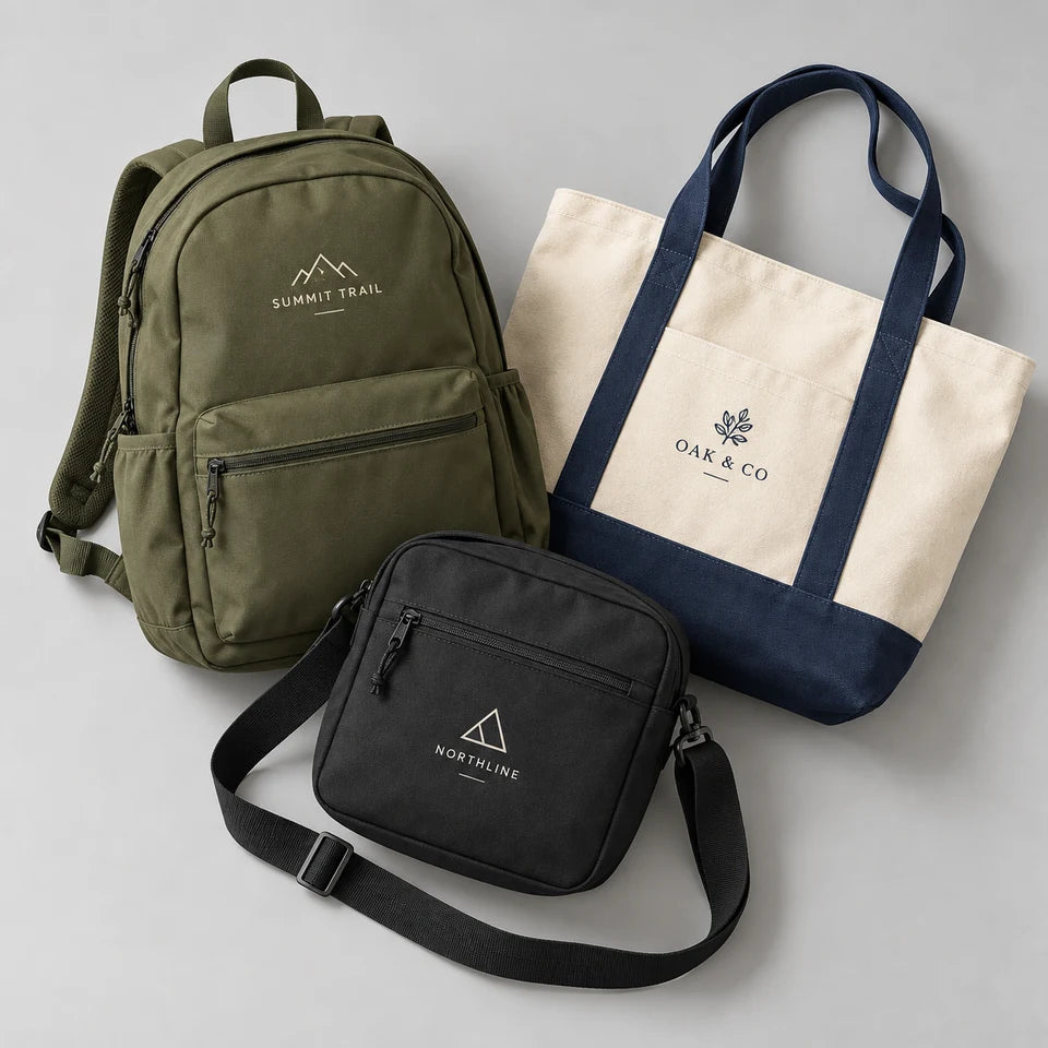 Examples of custom logo bags