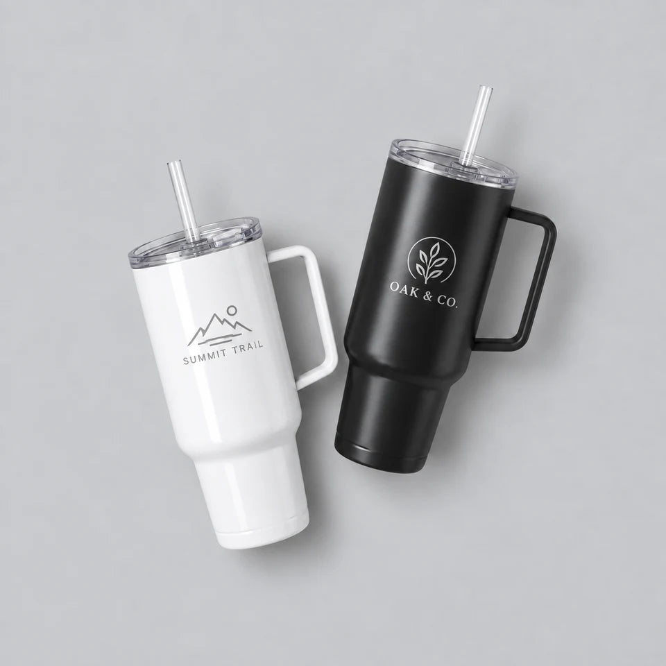 Custom logo insulated tumblers
