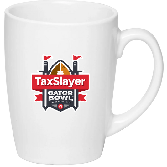 TaxSlayer- 12 oz. Curved Java Custom Coffee Mug